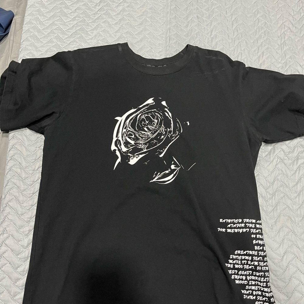 black pop smoke vlone tee
